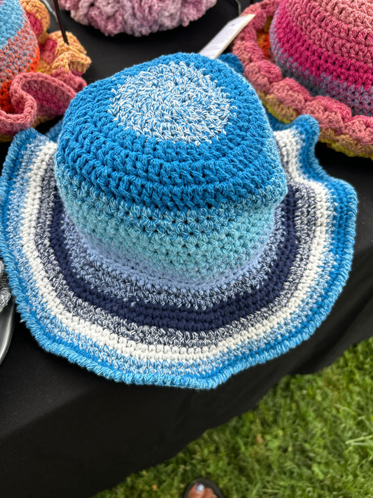 Blue Wave Bucket Hat