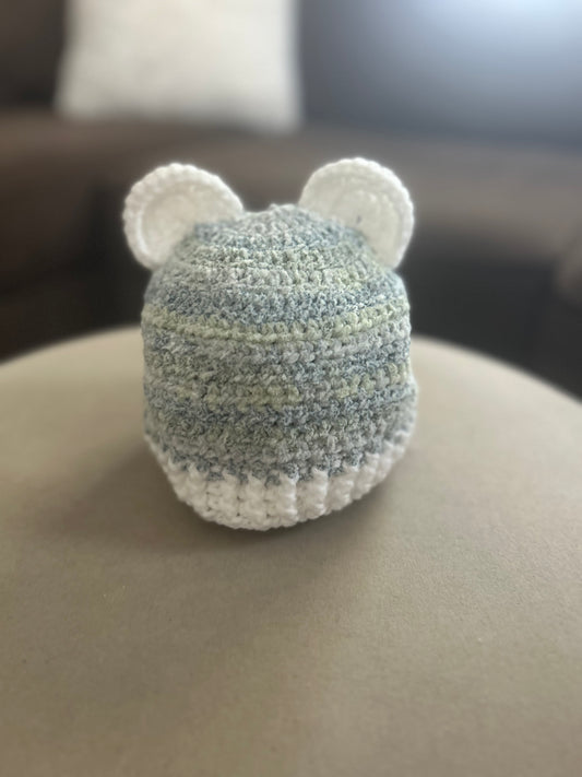 Baby boy Hat and Bootie set
